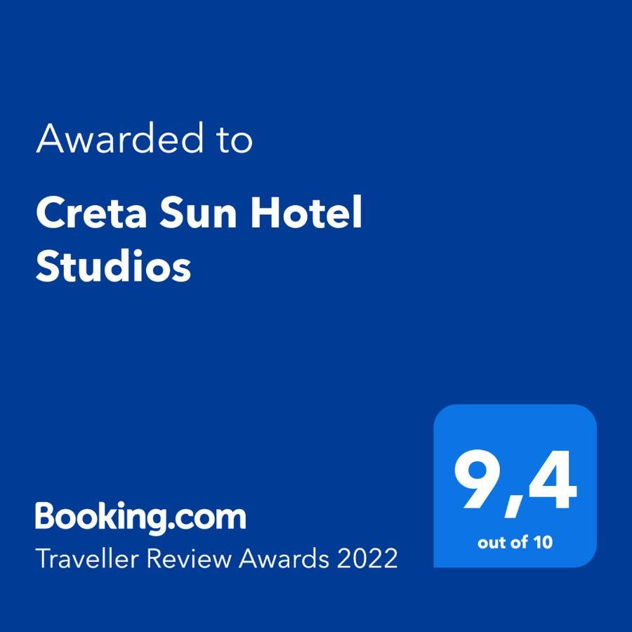 Creta Sun Hotel Studios Agia Pelagia Exteriér fotografie